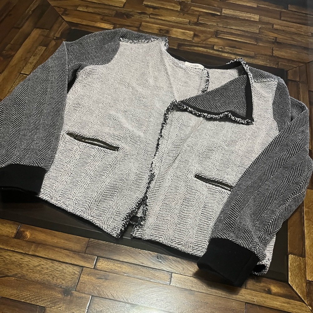 Caslon Knit Open Front Blazer Size Small
